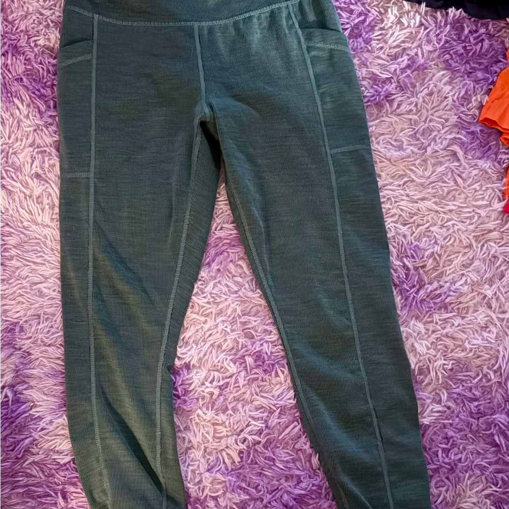 Kids Green Leggings